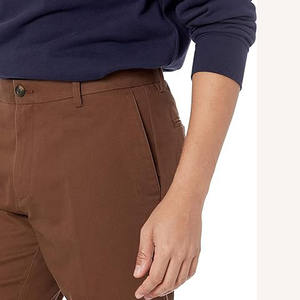 กางเกงวอร์มผู้ชายสีน้ำตาลเข้ม สกรีนโลโก้ตามสั่ง ระบายอากาศได้ดี มีกระเป๋า สไตล์สตรีทแวร์ กางเกงชิโน่ทรงขาบาน ออกแบบตามสั่ง - Product Image 4