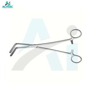 Forceps Wertheim Parametrium en acier de haute qualité ALMAC pour la chirurgie gynécologique avec une forte adhérence et une manipulation précise des tissus - Product Image 3