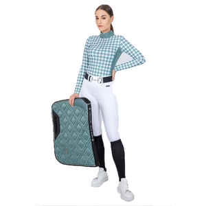 Venta al por mayor de alta calidad por encargo de las mujeres de equitación mostrar camisa mejor diseño ecuestre espectáculo ecuestre Jodhpur y pantalones camisa ecuestre - Product Image 2