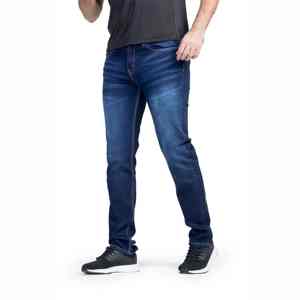 Jeans denim d'hiver vintage pour hommes, tissu solide et durable, respirant, confortable et décontracté - Product Image 5