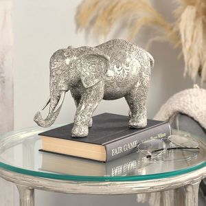 Décoration de tête d'éléphant moderne de luxe Motifs d'animaux assortis Fête d'anniversaire de table en métal aluminium Prix de gros - Product Image 1