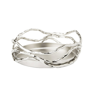 Metal Stainless Steel <b>Wine</b> Bottle <b>Coasters</b> Silver Plated Bar Accessories - Product Image 2