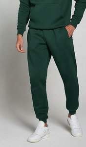 Survêtement en coton uni avec logo personnalisé | Sweat à capuche et jogging antibactérien et respirant décontracté pour homme - Product Image 6