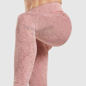 Pantalones de Yoga de piernas rectas para mujer de alta moda tela de punto transpirable venta al por mayor en línea hecho en Pakistán - Product Image 6