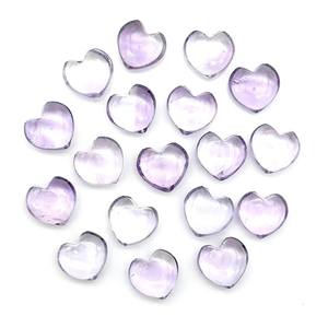 Cuentas de Amatista Rosa en Forma de Corazón, 12 mm, Piedras Preciosas Naturales Talladas a Mano para Joyería - Product Image 2