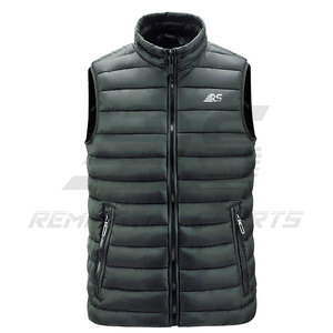 Blouson matelassé d'hiver à logo personnalisé Blouson matelassé extérieur léger Blouson aviateur coupe-vent - Product Image 2