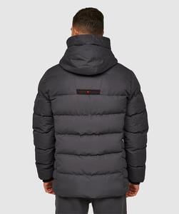 Veste en duvet rembourrée en gros conception propre personnalisée hiver chaud veste à capuche à fermeture éclair complète - Product Image 3