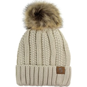 Bonnet en tricot personnalisé à la mode pour femmes épaisses et personnalisées Bonnet de ski à pompons pour l'hiver - Product Image 5