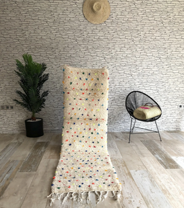 Beni Ourain Berber Hall Runner grand tapis en laine véritable marocain personnalisé authentique Berber - Product Image 1