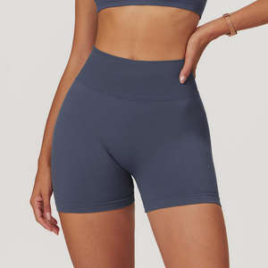 Shorts de sport taille haute pour femmes, pantalons de yoga, séchage rapide, ceinture côtelée, respirant, shorts de course, shorts de sport, shorts de yoga - Product Image 6