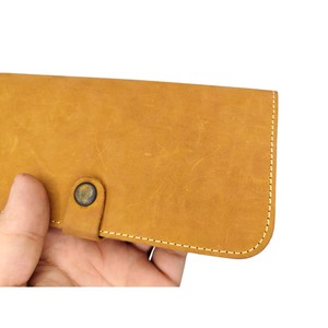 Cartera de cuero RFID para mujer, bolso de mano largo a la moda, opciones de logotipo personalizado, tarjetero de alta calidad, monedero móvil de cuero genuino - Product Image 4
