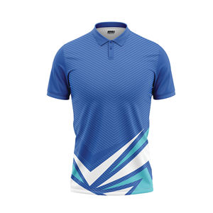 Estampado geométrico personalizado Color Polo Activewear Conjuntos de camisetas Ropa deportiva transpirable de secado rápido para tenis Pickleball OEM/ODM - Product Image 1