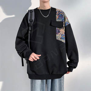 Nouvelle impression personnalisée hommes sweats d'hiver motif solide écologique respirant sweats à capuche décontractés - Product Image 6