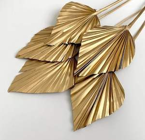 Hoja de Palma Flores conservadas decorativas Abanico seco Hojas secas para el Día DE LA MADRE Día de San Valentín Navidad Pascua para el hogar festivo - Product Image 1