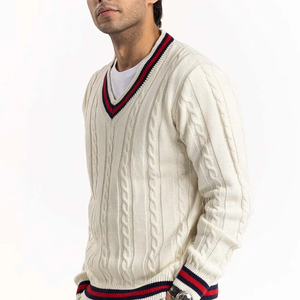 Hip Hop tricots chandails pour hommes à la mode mâle décontracté à la mode mâle lâche pull décontracté - Product Image 5