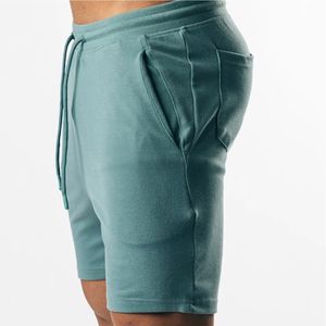 Shorts de sport en coton de haute qualité pour hommes, taille XS, 2024, avec taille élastique personnalisée, style décontracté, couleur unie sublimée, logo de course - Product Image 5