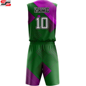 Vêtements de sport avec broderie de chiffres jaunes par sublimation et logo personnalisé, chemises de basket-ball, maillot numérique de l'équipe universitaire - Product Image 2