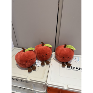 Hot Selling Super Soft Red Apple Cotton <b>Plush</b> Toy 13cm Christmas Eve Gift for <b>Plants</b> Lovers Figurine & Toy - Product Image 3