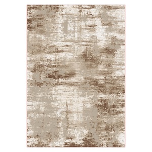 <b>RUGS</b> DEPOT LXDP-0130 Wholesale Terracotta Gold Modern Abstract Digital Printed Machine Washable Chenille Area <b>Rug</b> <b>Non</b> <b>Slip</b> - Product Image 1