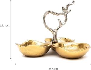 Ensaladera de Metal hecha a mano de nuevo aspecto, diseño antiguo, artículos para el hogar, postre decorativo, ensalada de frutas, cuenco para servir, partición multiusos - Product Image 3