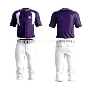 Jersey de béisbol de bajo precio, uniforme de béisbol al aire libre, uniforme de béisbol de moda para hombres, venta al por mayor personalizado - Product Image 3