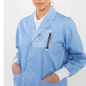 Bata de laboratorio médico Unisex 2025 para bata de laboratorio de algodón duradera de hospital - Product Image 4