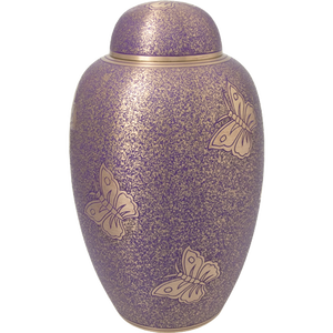 High-Trend Metal Ashes Casket Memoria Cremation Urn with Falling Leaves Design <b>Funeral</b> <b>Supplies</b> for Adults Pleasant Service - Product Image 6