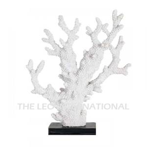 Juego de 2 esculturas con diseño de forma de hoja, esculturas modernas decorativas para el hogar chapadas en oro de Metal de latón de lujo de la India - Product Image 4