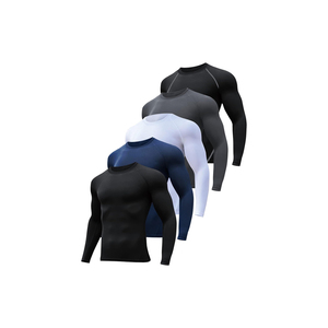 Ensemble de compression lisse et serré hommes portent pour le soutien musculaire ensemble de compression bonnes séances quotidiennes ensemble de compression - Product Image 1