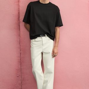 เสื้อยืดแขนสั้นทรงหลวมไซส์ใหญ่พิเศษทรงหลวมไซส์ใหญ่พิเศษผ้าคอตตอน100% ออกแบบโลโก้ได้ตามต้องการ - Product Image 2