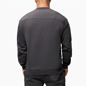 Conjunto de chándal de algodón 100% de invierno personalizado OEM para hombre, proveedor de algodón, sudadera de cuello redondo de gran tamaño y conjuntos de Jogger, chándal para hombre - Product Image 3