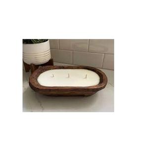 Tazones de vela de masa de madera para decorar el hogar y fiestas de mesa tamaño personalizado precio al por mayor - Product Image 2