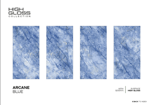 Design moderne en marbre 600x1200mm Carreaux de céramique en porcelaine brillante Dalles de pierre frittée pour sol mural de grande taille - Product Image 4