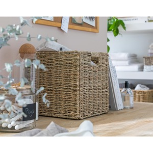 กล่องเก็บของทำมือจากหญ้าทะเล ฮาบิแทท กล่องเก็บของรักษ์โลกจากธรรมชาติ ของตกแต่งบ้านและของใช้ในบ้าน ขายส่งจากเวียดนาม - Product Image 5