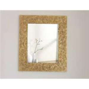 Cadre de miroir en laiton antique et savoir-faire exquis et élégance intemporelle pour des intérieurs de salon de style vintage à un prix avantageux - Product Image 5