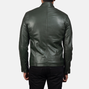 Veste en cuir pour homme de qualité supérieure au meilleur prix, personnalisée, légère, tendance, avec logo sur le devant, coupe-vent - Product Image 4