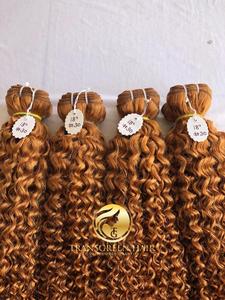 Meilleure qualité nouveau paquet de cheveux colorés couleur bouclée crépue #30 cuticule brésilienne crue alignée temple indien Remy directement de l'Inde - Product Image 2