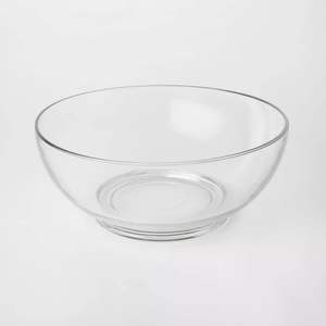 Bol de service de forme ronde en verre transparent de style moderne avec conception de crabes d'excellente qualité pour le service - Product Image 1