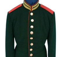 Logo personnalisé OEM broderie à la main à manches longues tunique garde prussien hussard Regiment vestes