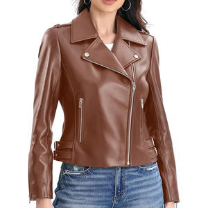 Chaqueta de piel sintética para Mujer | Chaqueta de piel sintética Chaqueta de piel fina para mujer - Product Image 2