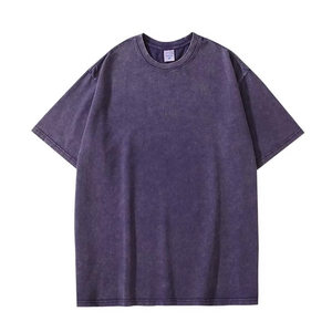 Camisetas Personalizadas Vintage de Corte Regular para Hombre, Lavado Ácido, 100% Algodón, 180 g/m², Tejido Grueso, Transpirable, Antiarrugas, de Secado Rápido - Product Image 2