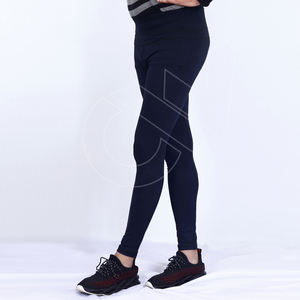 Leggings de fitness serrés en polyester/coton de style streetwear antibactérien et respirant pour femmes - Product Image 3