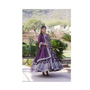 Vestido de Jacquard Dyable de viscosa de alta calidad con lentejuelas bordadas vestido de boda de trabajo vestido de baile para mujer - Product Image 1