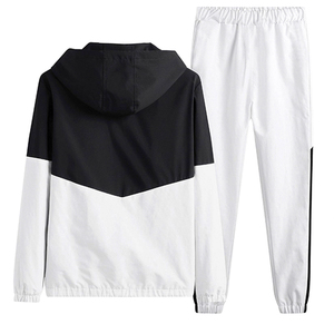Custom Logo High Quality Winter Solid Sweatpants Hoodie Set Sports Suit <b>Trousers</b> Jogging Tracksuit Men - Product Image 2