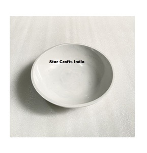 Vente en gros de saladier en résine de haute qualité avec tourbillon de tortue nouvellement conçu en résine plats de service décoratifs assiettes bols de vaisselle - Product Image 3