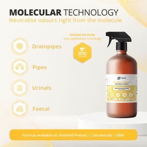 Neutralizador de Olores en Aerosol Intenso, Fórmula Amarilla: Olores de Tuberías, Alcantarillado, Orina y Heces - Tambor de 25 kg - Concentrado - Product Image 2