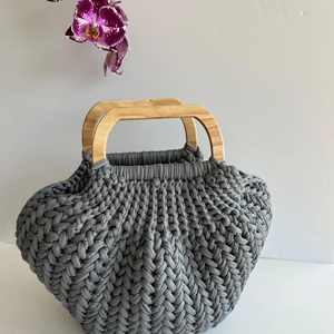 Crochet Bag Women's Crochet Tote Bag Knitted Shoulder Crossbody <b>Handbags</b> Cute Crocheted Bag for <b>Girls</b> OEM Made in Vietnam - Product Image 6