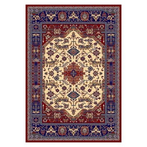 RUGS DEPOT LXDP-0312 Wholesale Red Burgundy Contemporary Abstract Digital Printed Machine Washable Chenille Area Rug Non <b>Slip</b> - Product Image 1