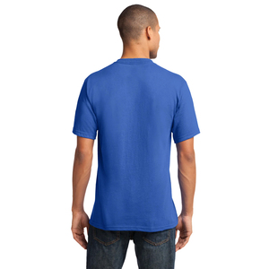 T-shirt col V à manches courtes pour hommes-Bleu marine T-shirt col V à manches courtes de coupe régulière pour hommes - Product Image 5
