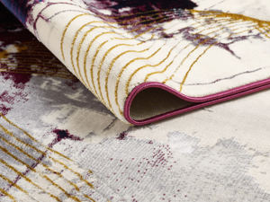 Alfombra turca de lujo hecha a máquina, color rojo intenso, premium, para sala de estar, del fabricante de Gaziantep. - Product Image 2